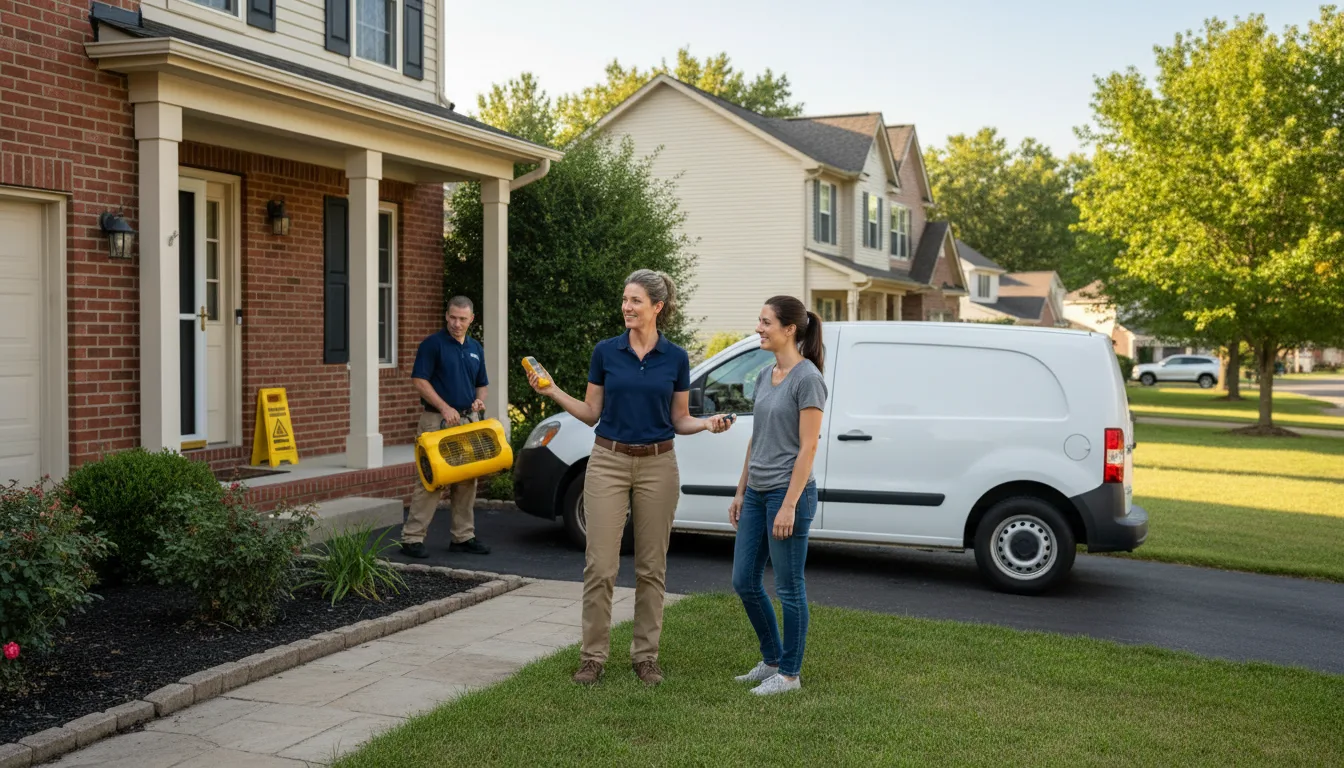 Water restoration image for Water Damage & Restoration Services in Webster, IA